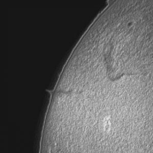 sonne 3  8  12  mit PST / LPI + 2,5Barlow