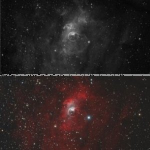 Bubble Nebula (RGB+Ha+OIII)