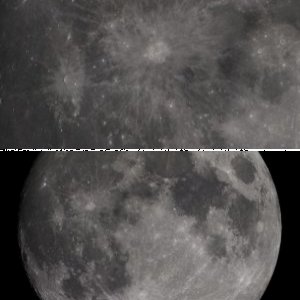 Nochmal den Mond vom 28.10.