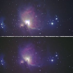 Erstes Astrofoto M42