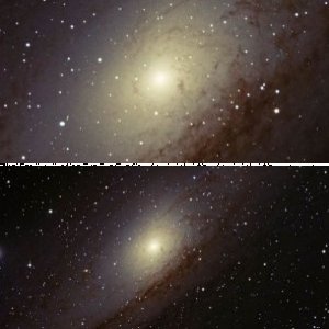 M31, Staub im Zentrum