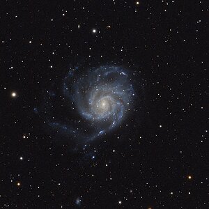 M101 - Feuerrad-Galaxie und NGC 5474