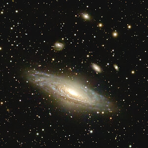 Stephan's Quintett und NGC7331 mit 106mm TS-APO