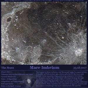 Mare Imbrium - Mond