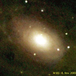 Die Spiralgalaxie M 81 im großen Bären