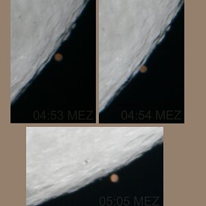 Mond Mars Bedeckung