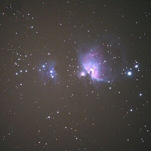 Orion + Running Man mit 300mm