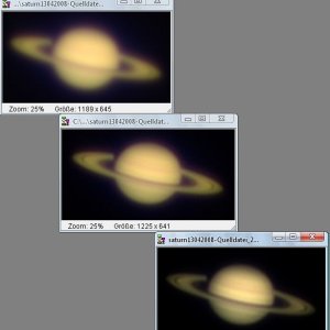 Saturn 13.04.2008 mit Skywatcher 150/1200 FH