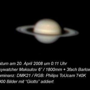 Saturn vom 20.4.