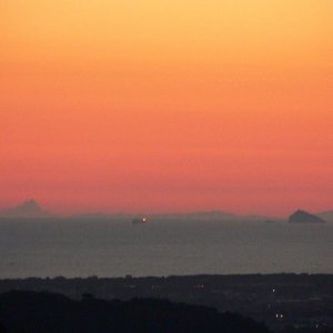 mon viso im sonnenuntergang