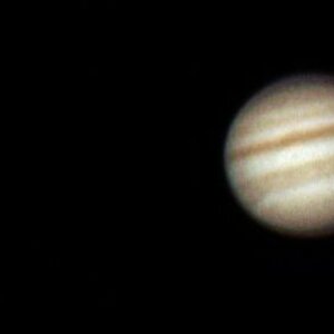 Jupiter mit Europa (während der Mondfinsternis) :)