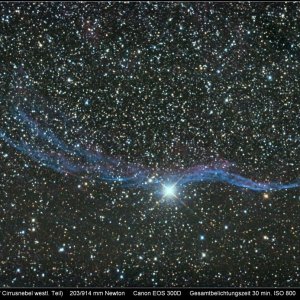 NGC 6960 nachbearbeitet