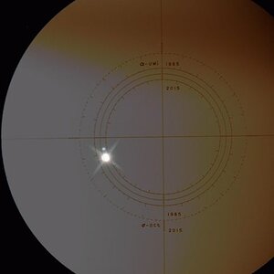 Polaris im Polsucher