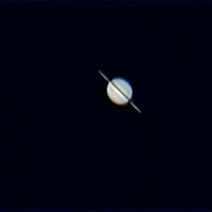 Saturn am letzten Dienstag morgens gegen 5.30 MEZ