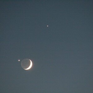 2008-12-01: Mond, Venus und Jupiter