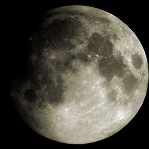 Mond-Foto eines Anfängers