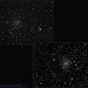 NGC6939 + NGC6946 in Cepheus