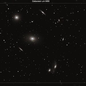 Galaxieen um M86