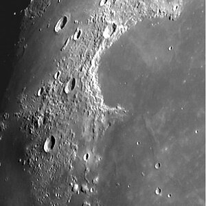 Sinus Iridum, Foto 2 Jahre alt.