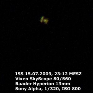 ISS, erster Versuch