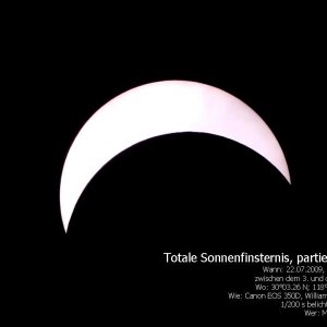 Sonnenfinsternis, Eclipse in China, 22.07.2009