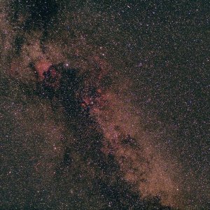 Sternbild Schwan in der Milchstraßenebene (Teil 1)