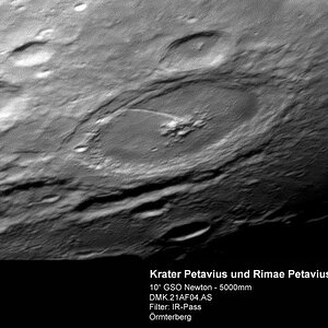 Mond - Krater Petavius