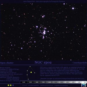 NGC1502 in Camelopardalis