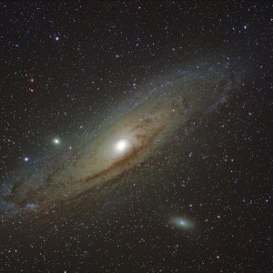 M31 mit 3:45h Belichtungszeit
