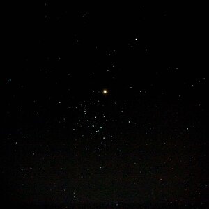 Mars bei M 44 am 31.10.2009