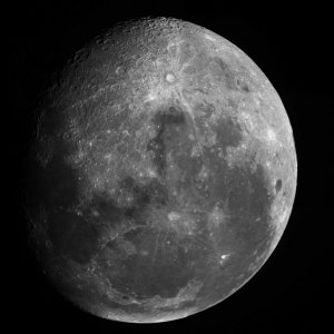 Mond vom 2.10.2009 "first light"
