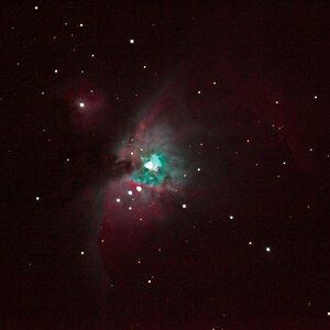Unser erstes deep sky Foto - Orionnebel