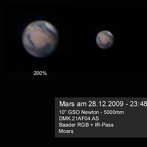 Mars am 29.12.2009