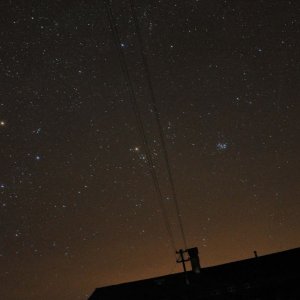 Orion, Stiet und Plejaden