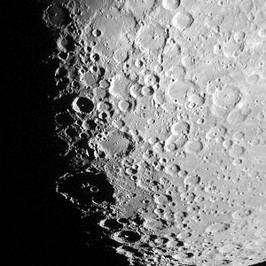 Sonnenaufgang über Clavius