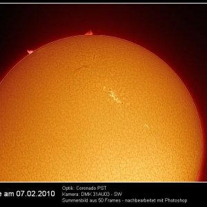Sonne am 07.02.2010