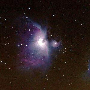 M42-Orionnebel; Test meines neuen LVI Guider