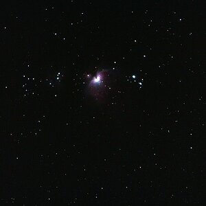 M42 Orionnebel (erster Deepsky-Aufnahme-Versuch)