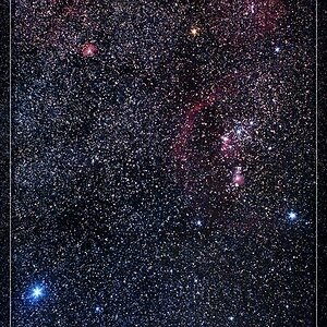 Orion, Einhorn,Hund und Hase