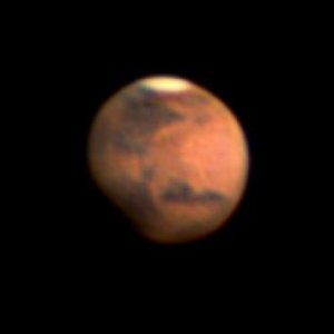 Mars 8.3.2010 bei gutem Seeing
