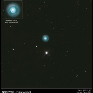 First Light mit meinem 8" RC von GSO