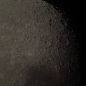 Erstes Mondfoto 6" Newton