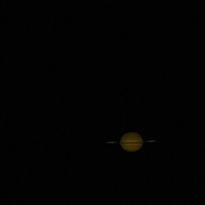 Saturn gestern Abend neu bearbeitet