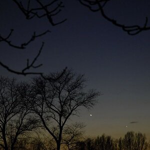 Venus und Merkur am 01.04.2010