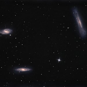 Leo Triplet - M65 M66 und NGC 3628