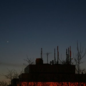 Venus und Merkur am 6.April über München