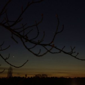 Venus und Merkur