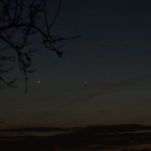 Venus+Merkur+? über Würzburg