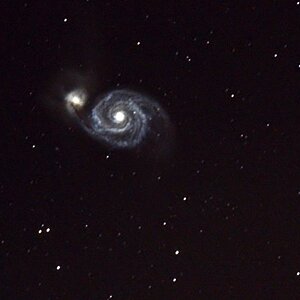 M51 durch Aschewolke?