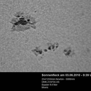 Sonnenfleck 1076